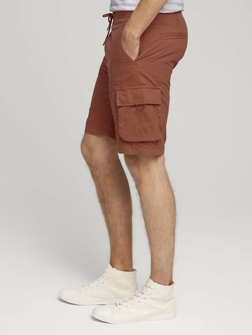 TOM TAILOR DENIM Regular Shorts in Orange