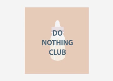 LILIPUT Langarmbody "better together / do nothing club" in Weiß