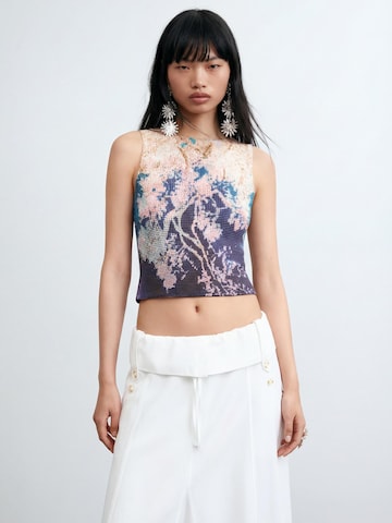 Top di Desigual in blu: frontale