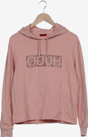 HUGO Red Sweatshirt & Zip-Up Hoodie in S in Pink: front