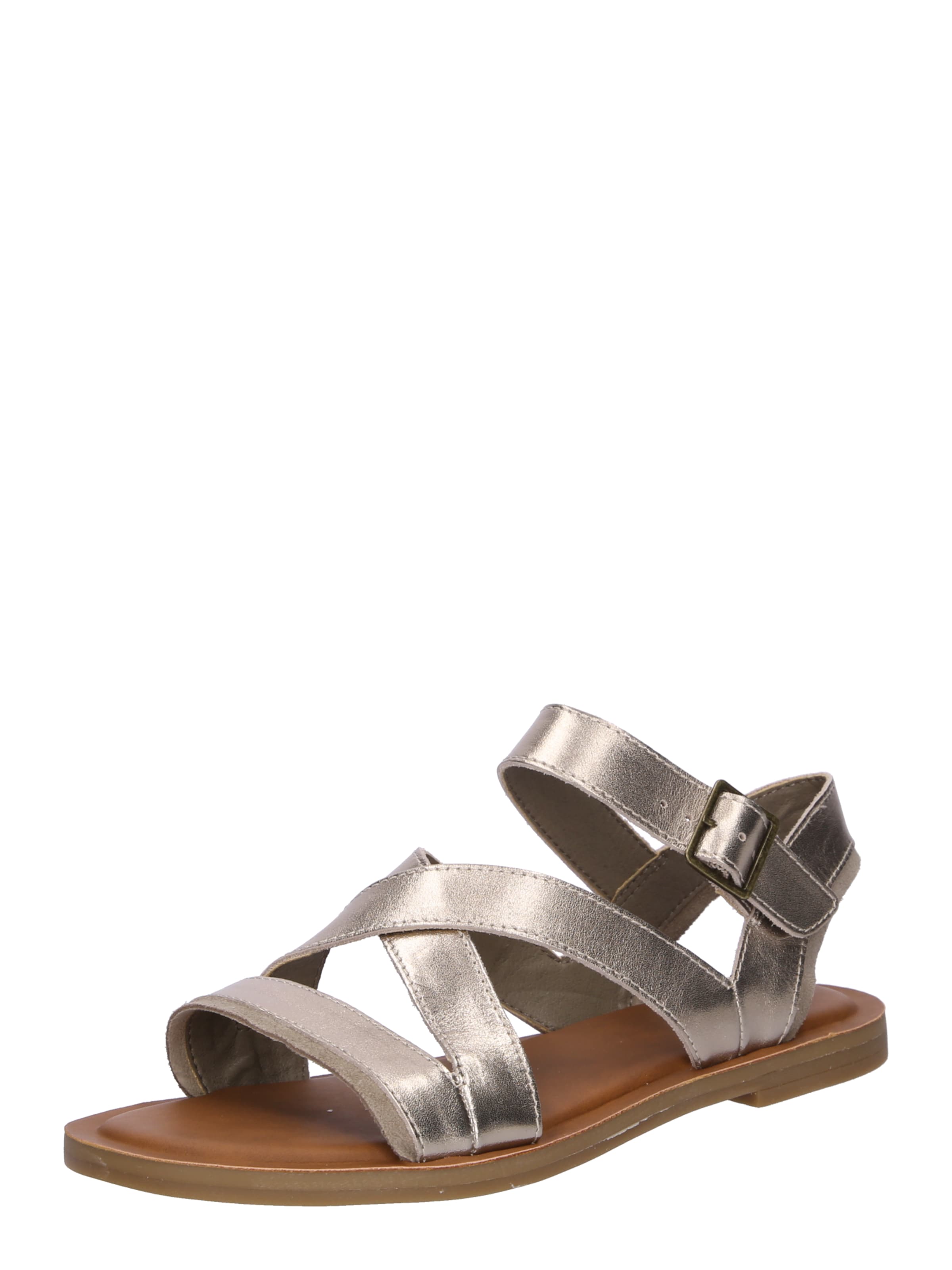TOMS Sandale in Gold: Vorderseite