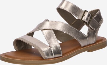 TOMS Sandals in Gold: front