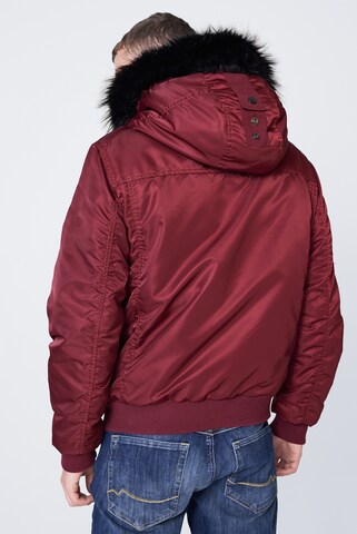 Harlem Soul Winter Jacket 'Bos-Ton' in Red