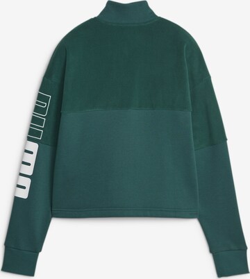 PUMA Sportief sweatshirt 'POWER' in Groen