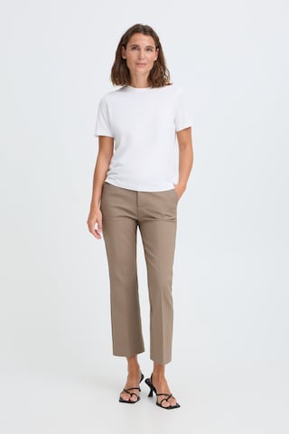 PULZ Jeans Regular Stoffhose ' PZBindy ' in Beige