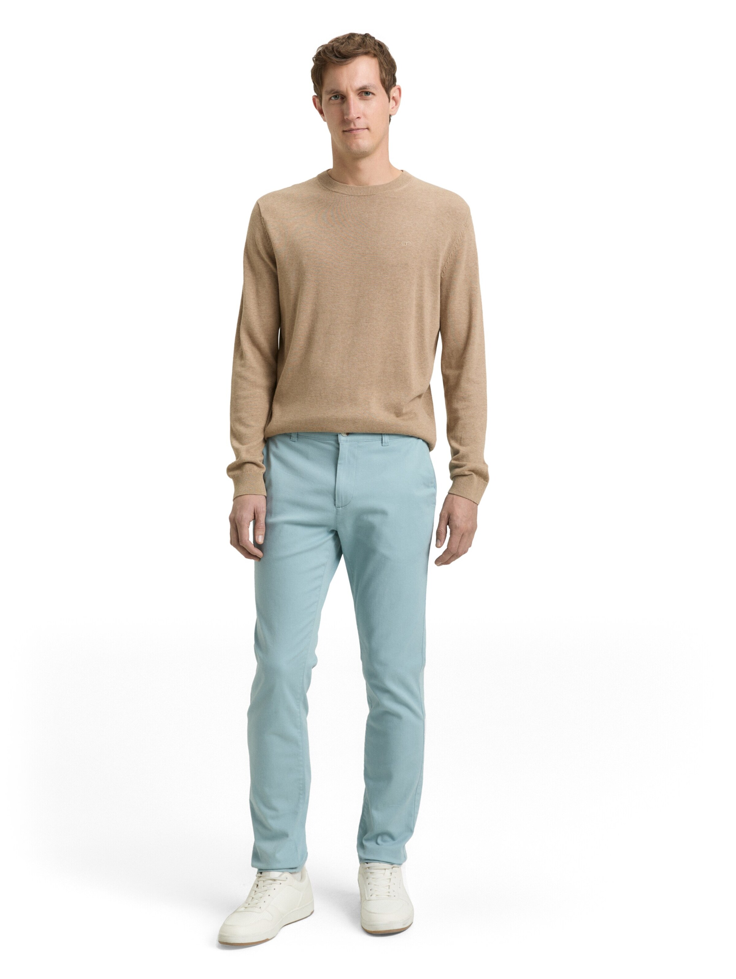 TOM TAILOR Слим фит Панталон Chino в зелено