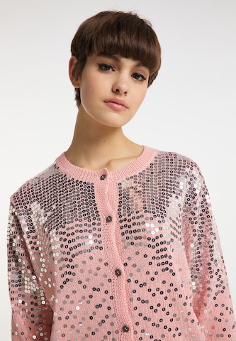 myMo at night Knit cardigan in Pink