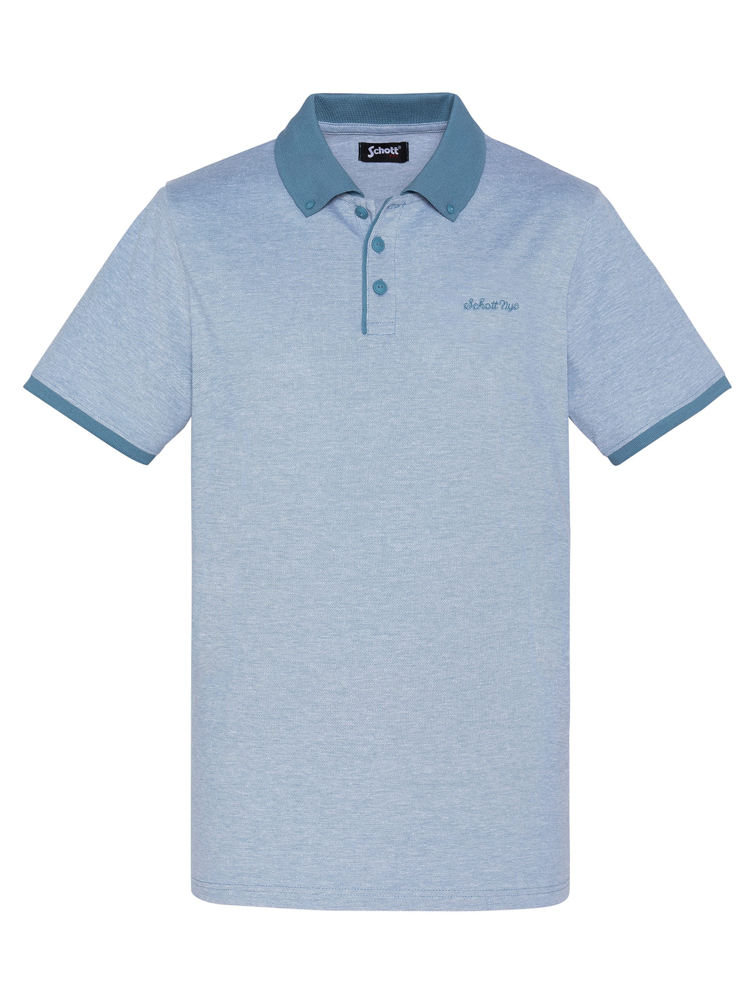 Schott NYC Shirt‌‌‌‌‌‌‌‌‌ in Blau: Vorderseite