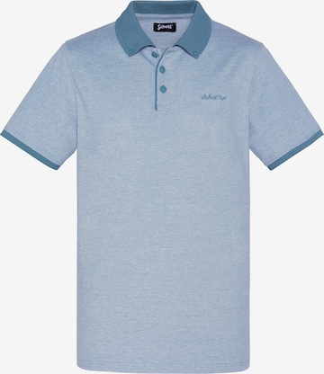 Schott NYC Shirt in Blau: Vorderseite