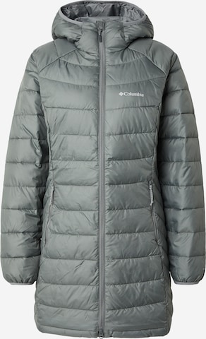 COLUMBIA Outdoormantel 'Powder Lite II' in Groen: voorkant