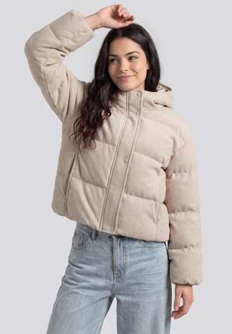 Veste d’hiver MYMO en beige : devant