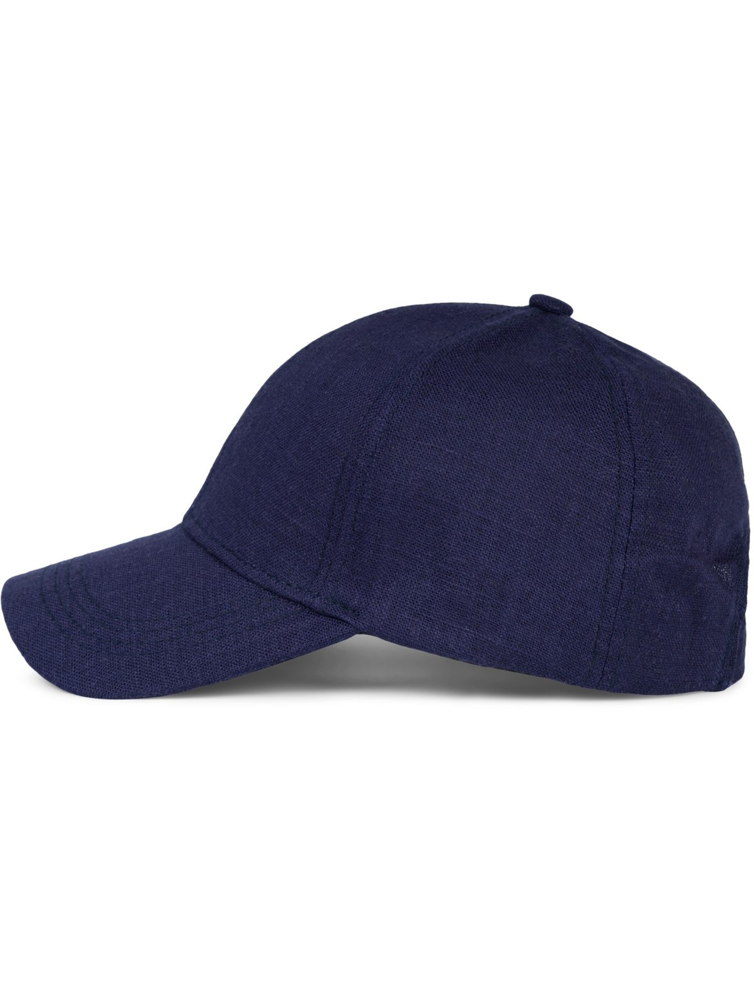 styleBREAKER Cap 'Leinen Baseball Cap' in Blue