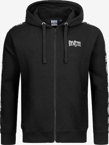 Benlee Urheilullinen collegetakki 'Kempton' värissä musta: etupuoli