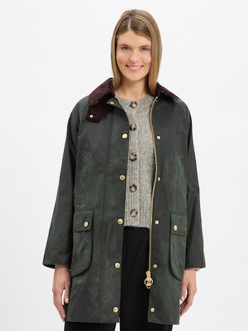 Manteau mi-saison Barbour en vert : devant