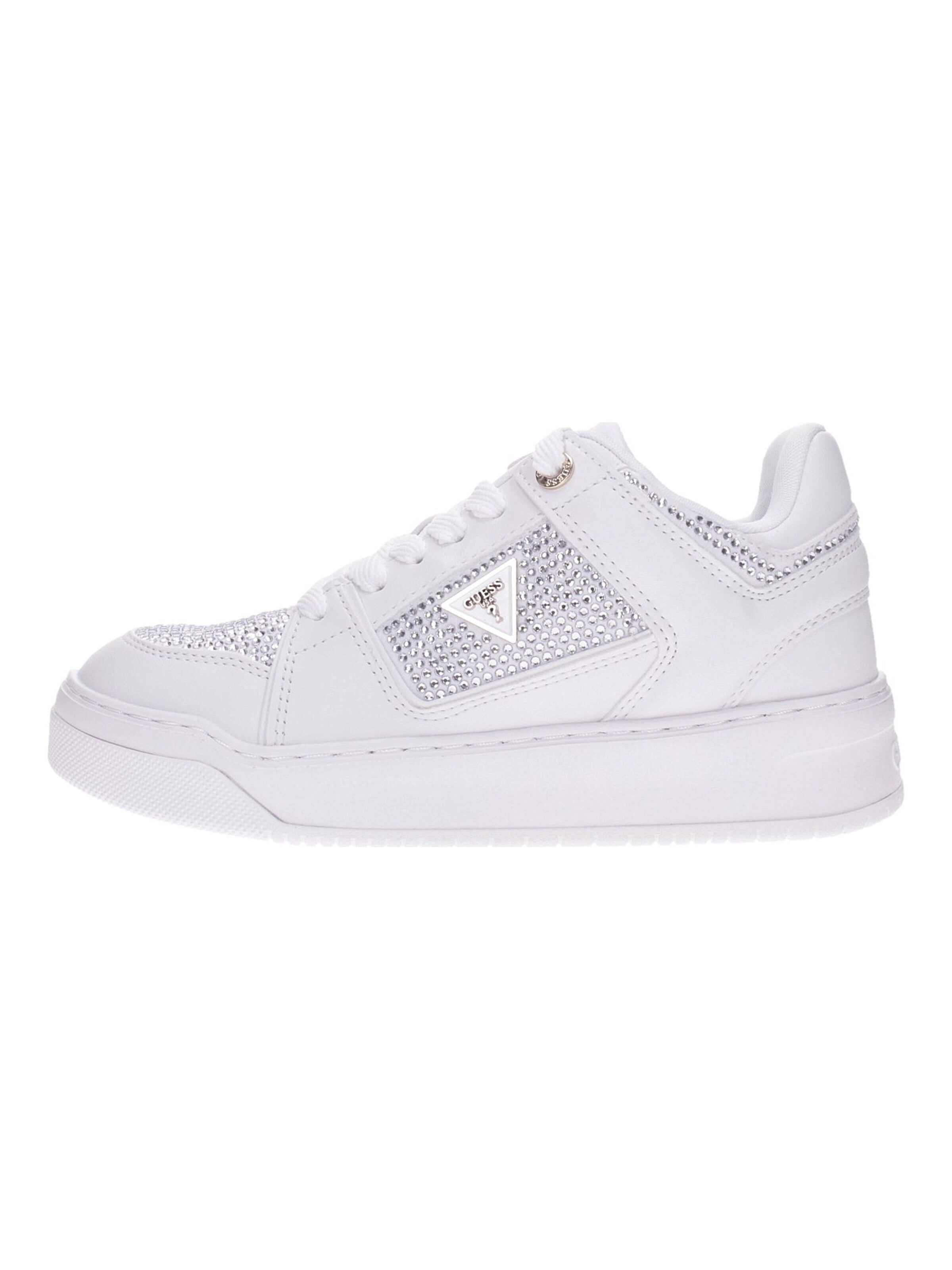 Sneaker bassa 'Guess FLTDL2LEA12' di GUESS in bianco: frontale