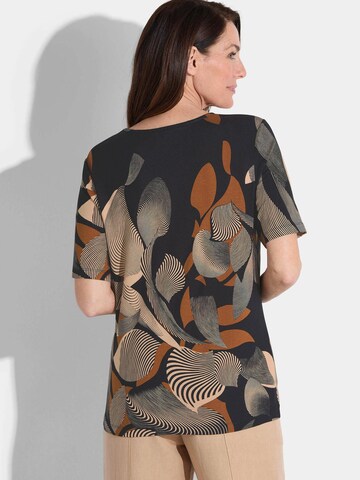 Goldner Shirt in Schwarz