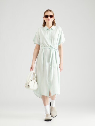 VERO MODA Платье-рубашка 'Bumpy' в Зеленый
