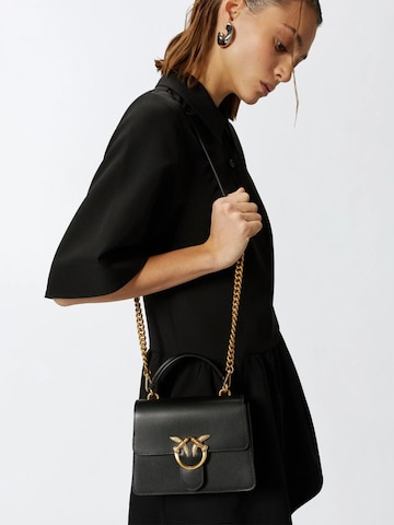 Borsa a spalla '100071 A0F1 PE26' di PINKO in nero: frontale