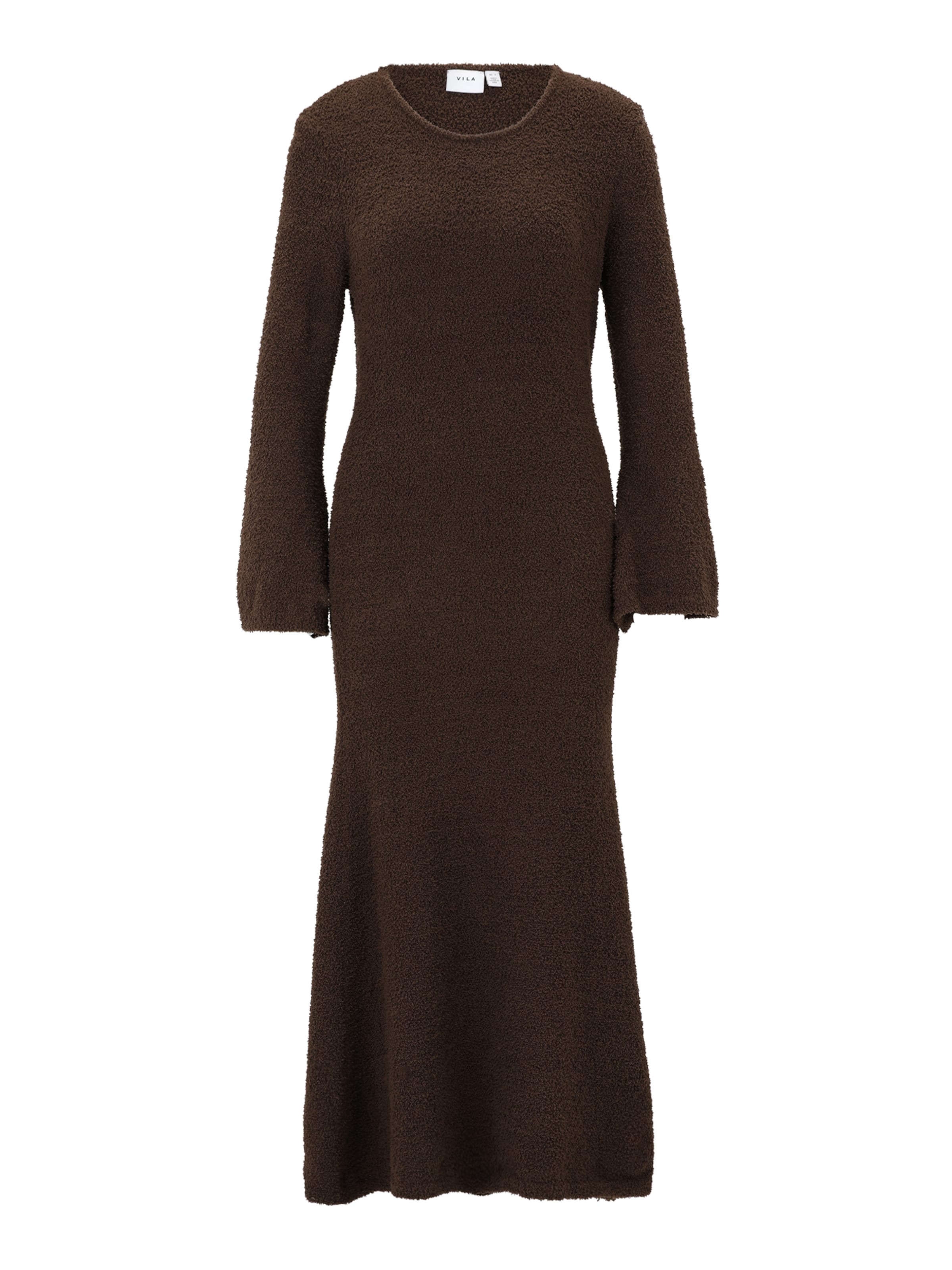 Vila Petite Πλεκτό φόρεμα 'VIKAT' σε σοκολατί, Άποψη προϊόντος