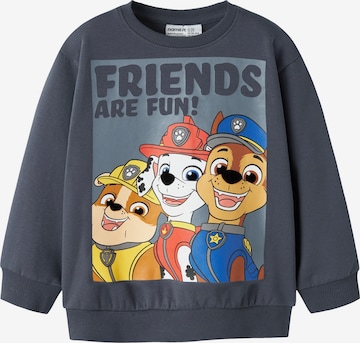 NAME IT Sweatshirt 'NMMARGUS PAW' in Blue: front