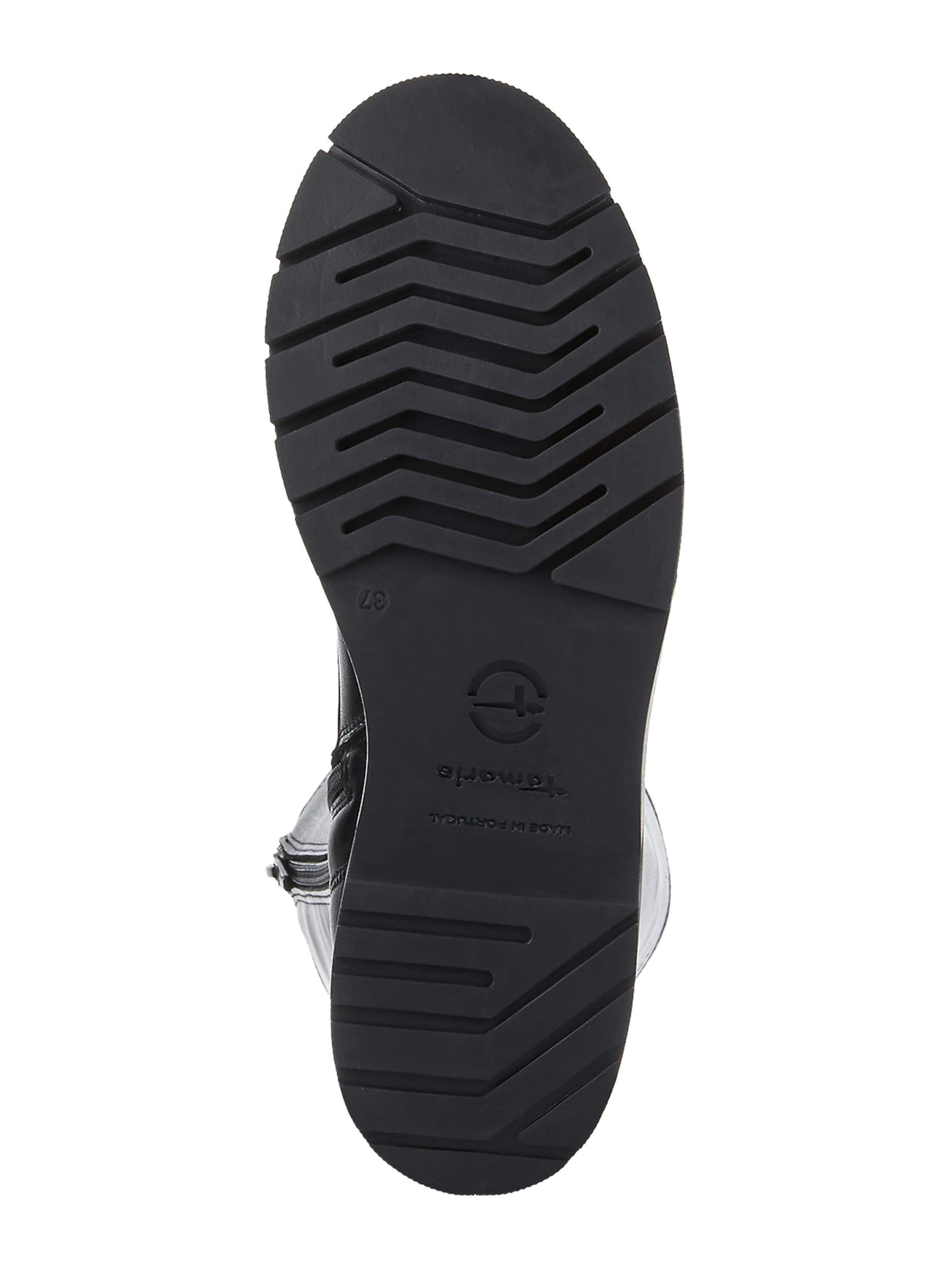 Tamaris Lace-up boot in Black