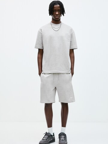 Pull&Bear Mikina 'STWD' - Sivá