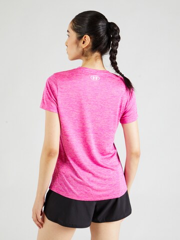 T-shirt fonctionnel 'Twist' UNDER ARMOUR en rose