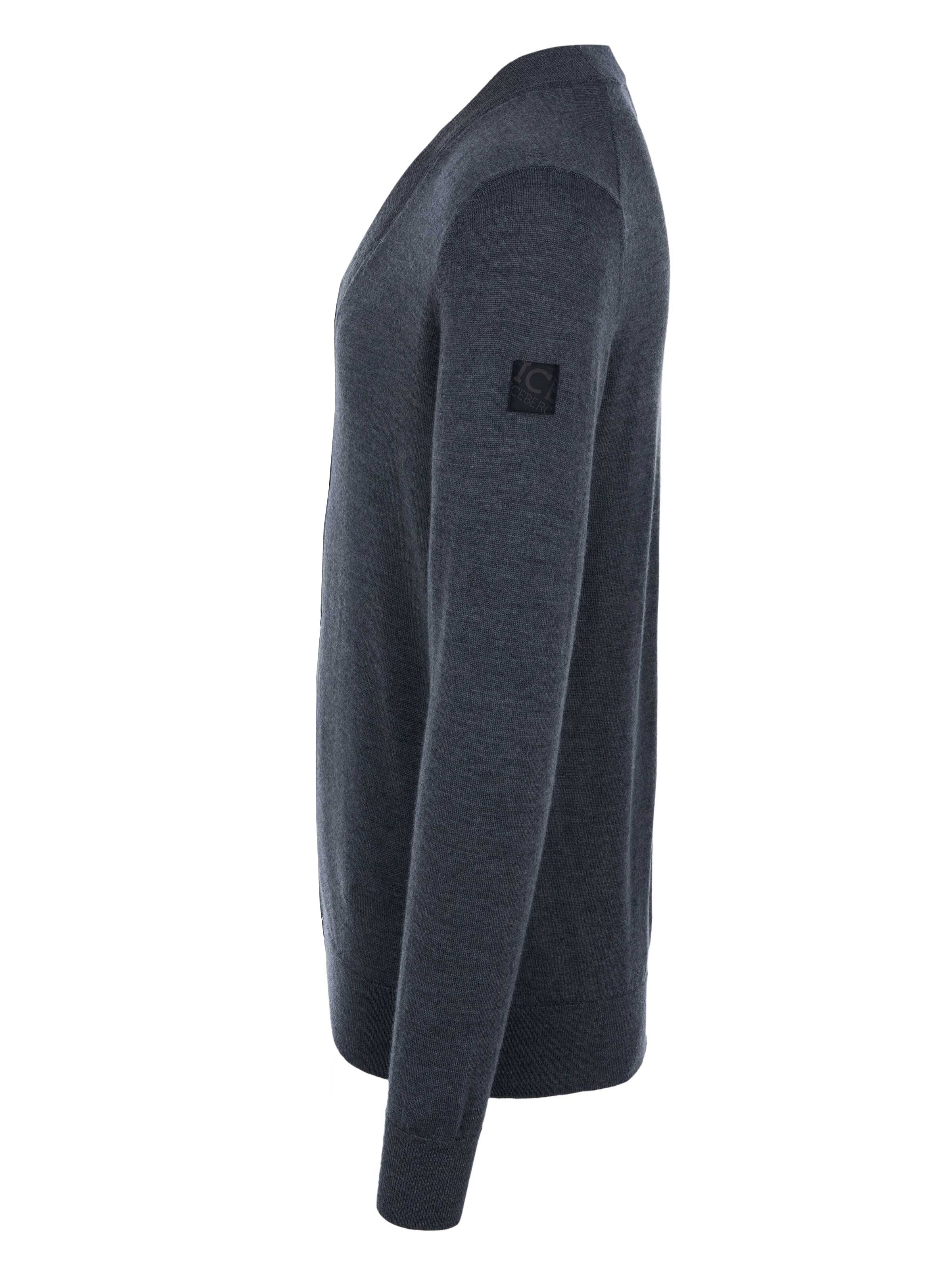 ICEBERG Strickjacke 'Iceberg Pullover'‌‌‌ in Grau
