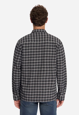 No Excess Regular fit Button Up Shirt in Black