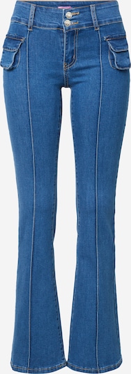 Jeans Edikted pe albastru denim, Vizualizare produs