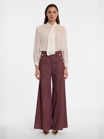 évasé Pantalon 'Endyria' Ana Alcazar en violet