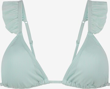 Hunkemöller Trojúhelníková Horní díl plavek 'Fiji' – zelená: přední strana