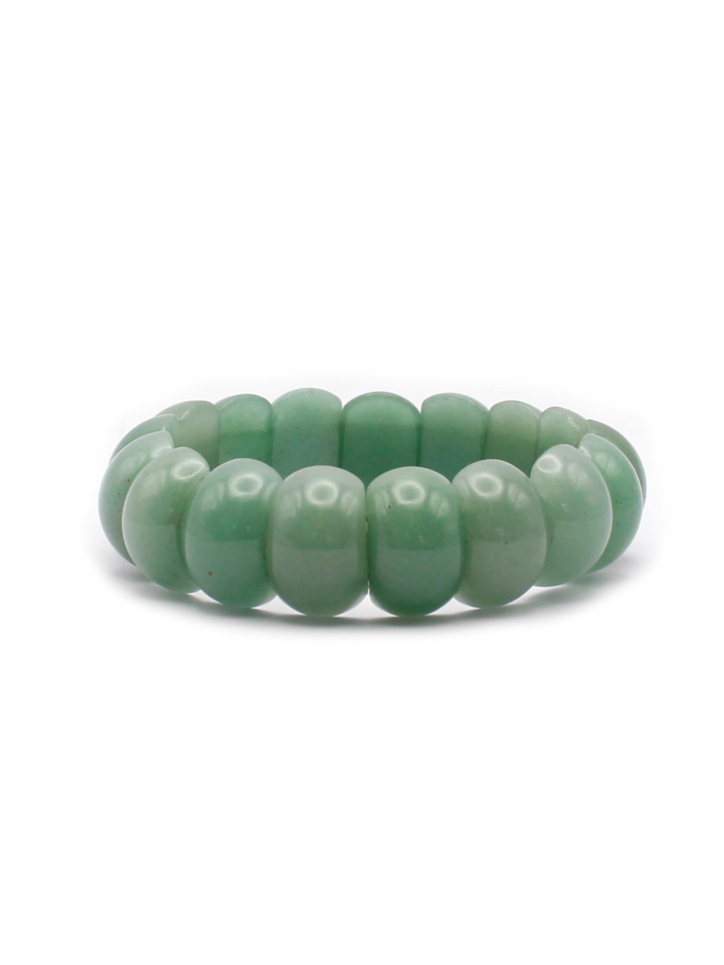 Bracelet 'Aventurin' Tiger Treasure Qualität, inspiriert seit 1890 en vert : devant