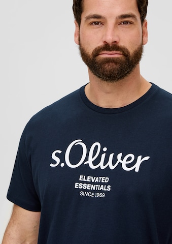 s.Oliver Men Big Sizes Футболка в Синий