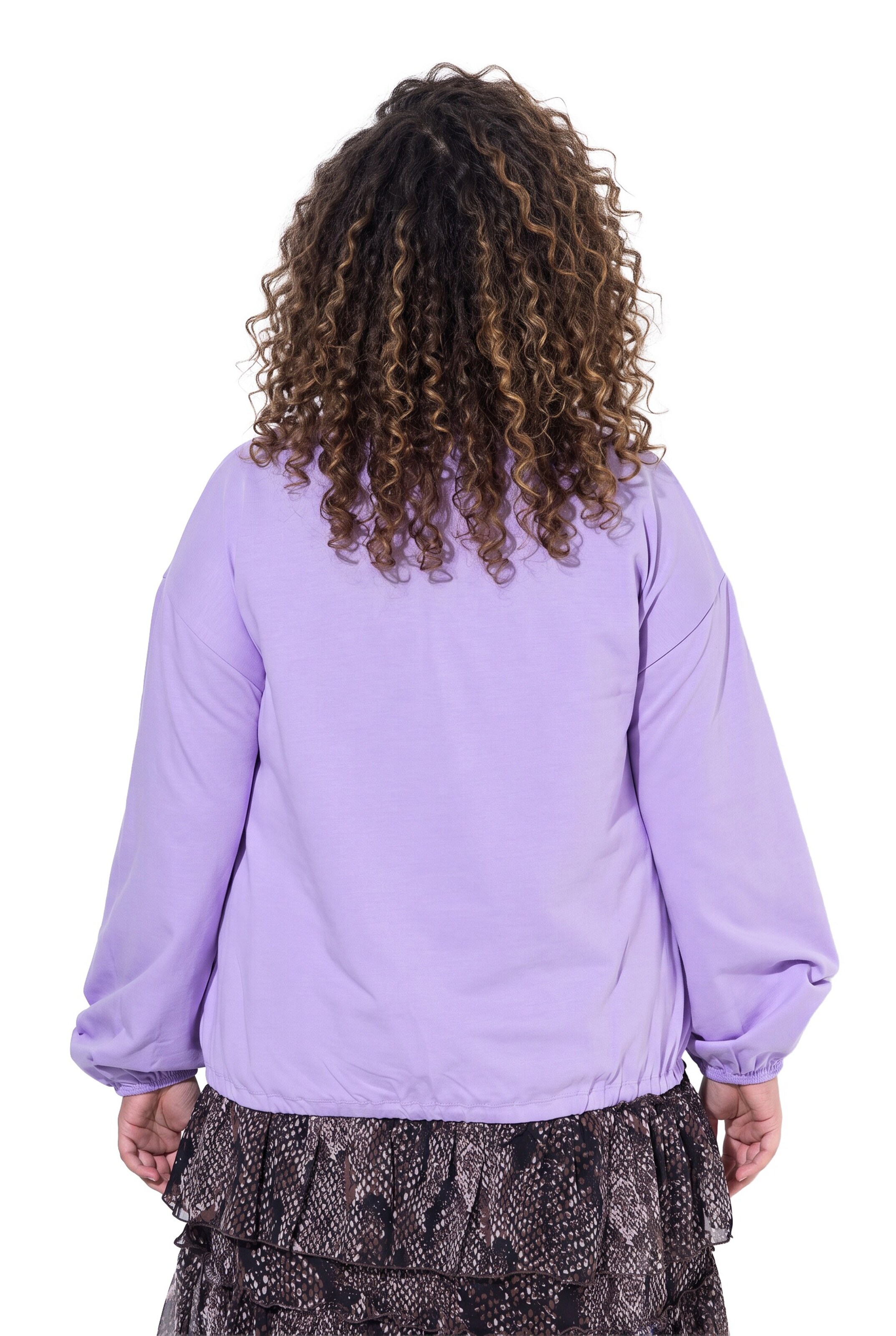 MIAMODA Sweatshirt in Lila