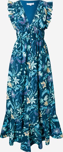 True Decadence Vestido de verano en turquesa / azul claro / esmeralda / lila oscuro / blanco, Vista del producto