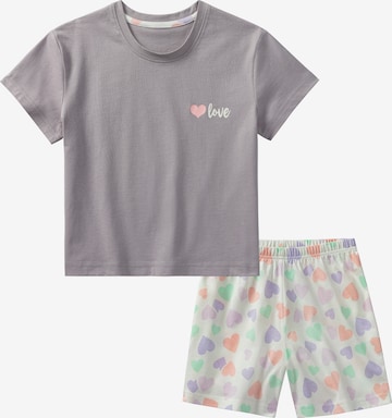 Petite Fleur Kids Pajamas in Grey: front