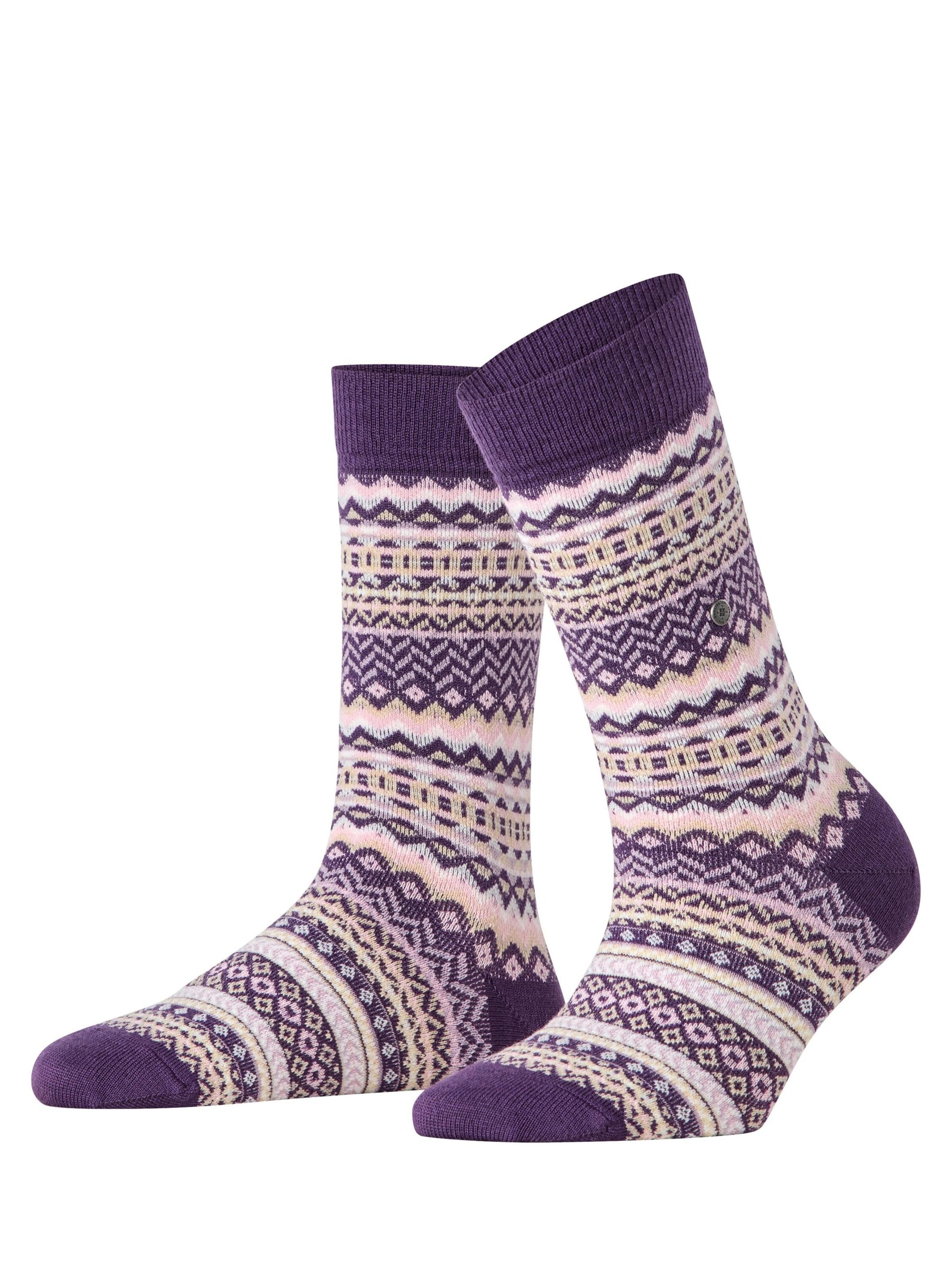 BURLINGTON Socken 'Fair Isle'‌‌‌‌‌ in Rot: Vorderseite