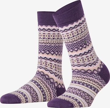 BURLINGTON Socken 'Fair Isle' in Rot: Vorderseite