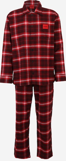 HUGO Pitkä pyjama värissä punainen / tummanpunainen / musta, Tuotenäkymä