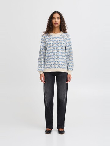 ICHI - Pullover ' IHBRIELLE ' em bege
