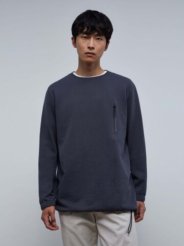 Scalpers Sweatshirt in Blauw: voorkant