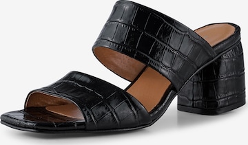 Shoe The Bear Mules 'RUNA' in Black: front