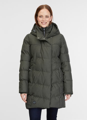 Ragwear Winterjas 'Palva' in Groen: voorkant