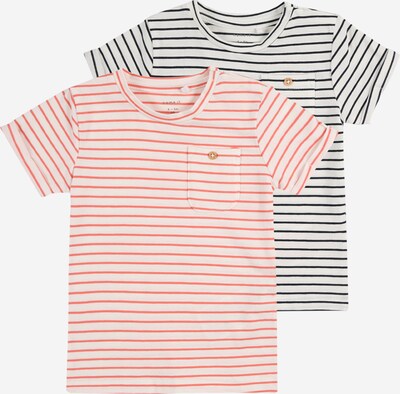 NAME IT Camiseta 'Finn' en azul noche / rojo claro / blanco, Vista del producto