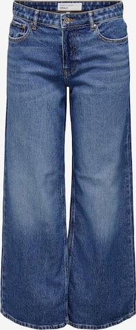 ONLY Wide leg Jeans 'CHRIS' in Blauw: voorkant