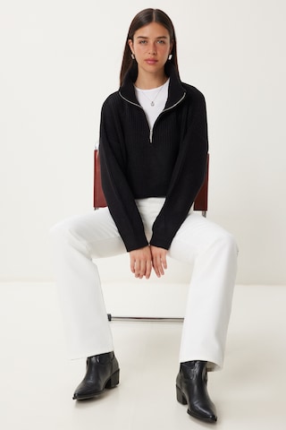 Happiness İstanbul Pulóver - fekete