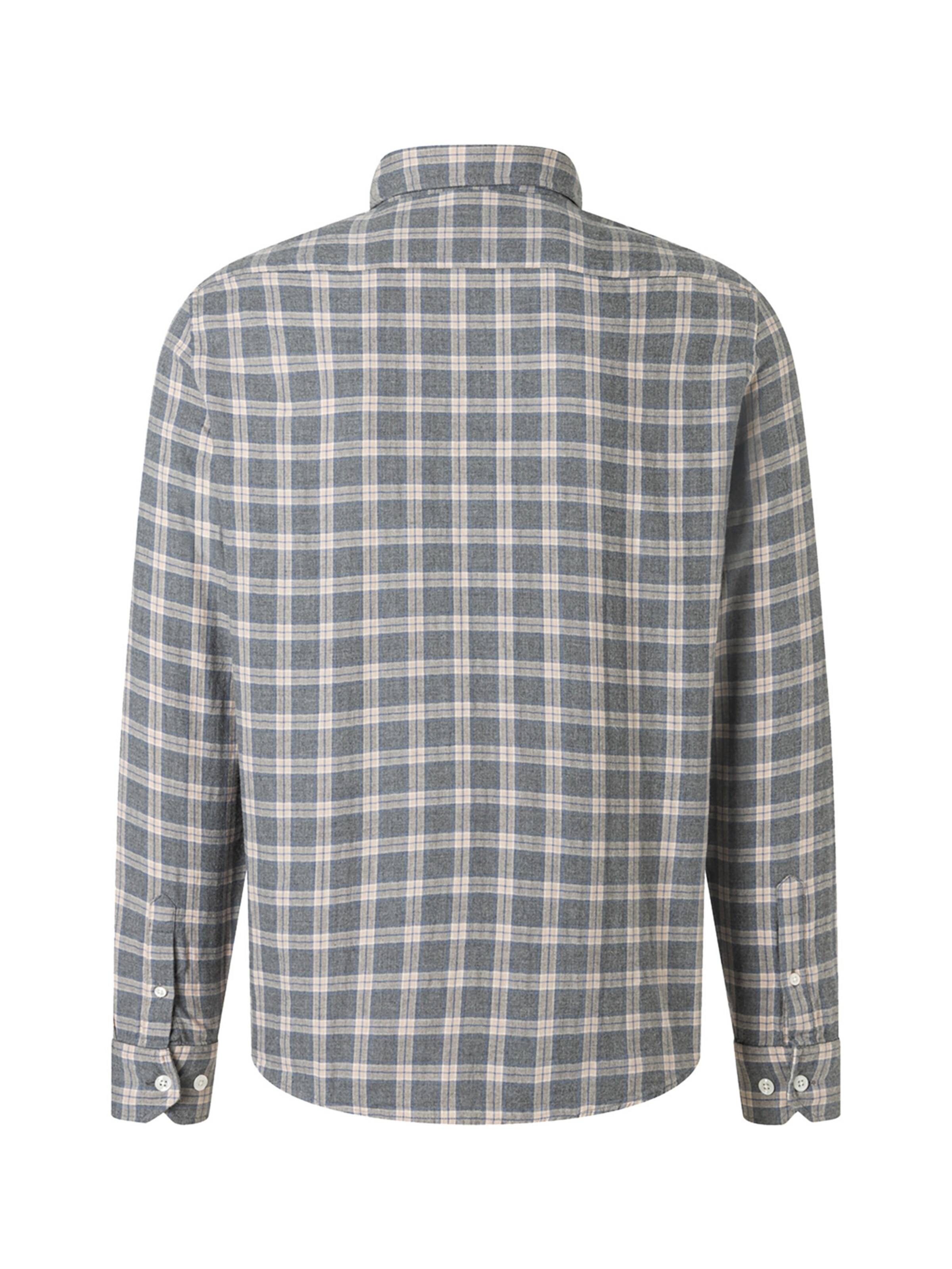 Coupe regular Chemise MAERZ Muenchen en gris : derrière