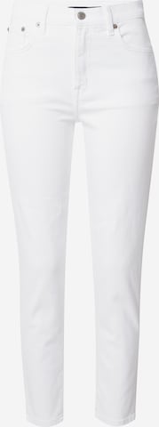 Lauren Ralph Lauren - Skinny Calças de ganga em branco: frente
