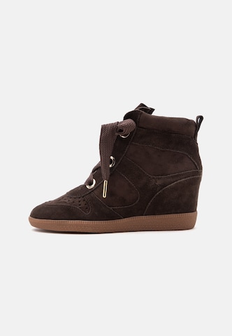 STEVE MADDEN Visoke superge 'Mables' | rjava barva: sprednja stran